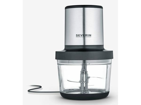 Severin KM 3867, 1 l, Svart, Sølv, Gjennomsiktig, Glass, Plast, Knapper, 400 W