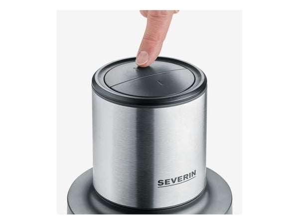 Severin KM 3867, 1 l, Svart, Sølv, Gjennomsiktig, Glass, Plast, Knapper, 400 W