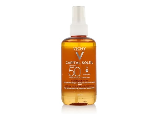 Vichy Capital Soleil Solar Prot. Water SPF50 - Enhanced Tan - Dame - 200 ml