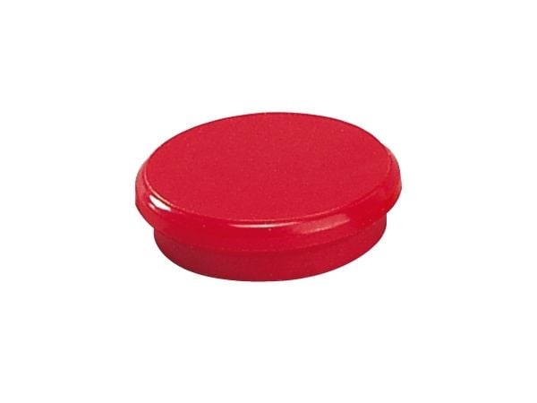 Magneter Dahle 24 mm rund rød - (10 stk.)