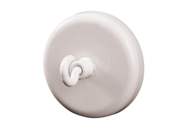 Dahle 95860, Innendørs, Redskapskrok, Hvit, Stål, Rund, 3,6 cm