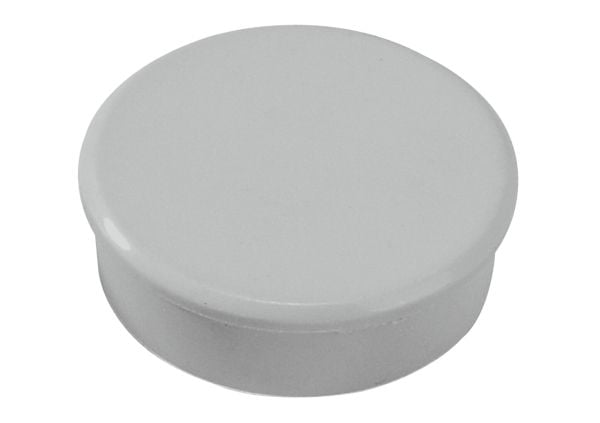Dahle-magneetit 38 mm pyöreät harmaat - (10 kpl)