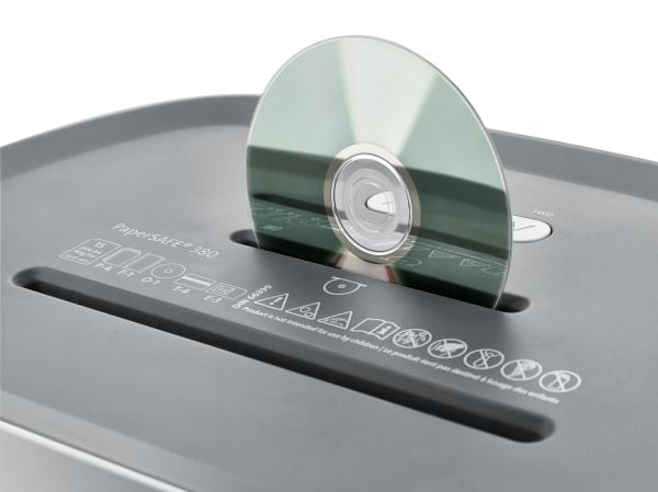 Dahle PaperSAFE 380 - Makulator - tverrkutt - 4 x 12 mm - P-4, F-1, O-1, T-4, E-3