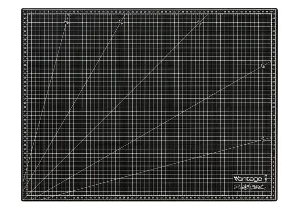 Dahle skjærematte 45 x 60 cm svart VANTAGE skjærematte A2 (74-10672-20144)
