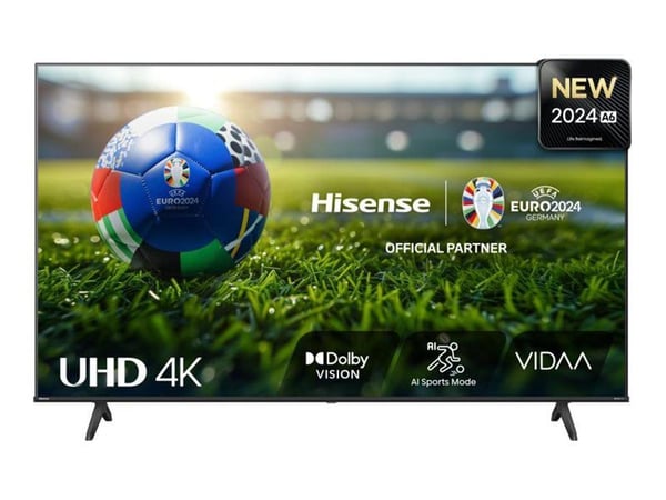 Hisense 58E6NT - 58" Diagonal klass E6NT Series LED-bakgrundsbelyst LCD-TV - Smart TV - VIDAA - 4K UHD (2160p) 3840 x 2160 - HDR - Direct LED - svart
