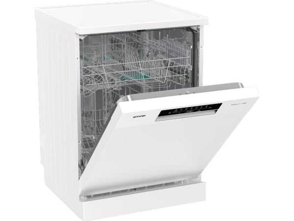 Gorenje GS642E90W, Vapaasti seisova, Kokonaiskoko (60 cm), Valkoinen, Kosketus, Ruostumaton teräs, 13 paikkoja
