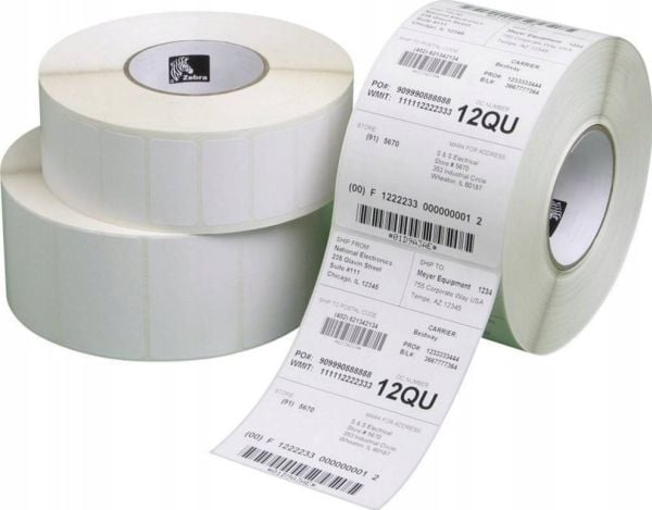 Zebra Z-Perform 1000T - Permanet adhesiv - 102 x 152 mm 5700 stk (12 rull(er) x 475) merkelapper - for TLP 2242, 2622, 2642, 2722, 2742, 3642, 3742...