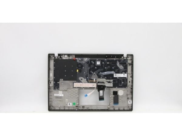Lenovo - Erstatningstastatur for bærbar PC - bakbelysning - Dansk - svart - med toppdeksel - for ThinkPad T14s Gen 2 20WM, 20WN