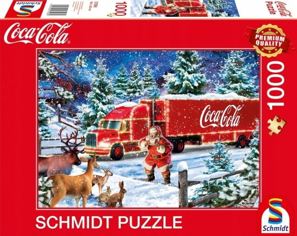 Schmidt Spiele Coca Cola: Christmas Truck, palapeli (1000 palaa)