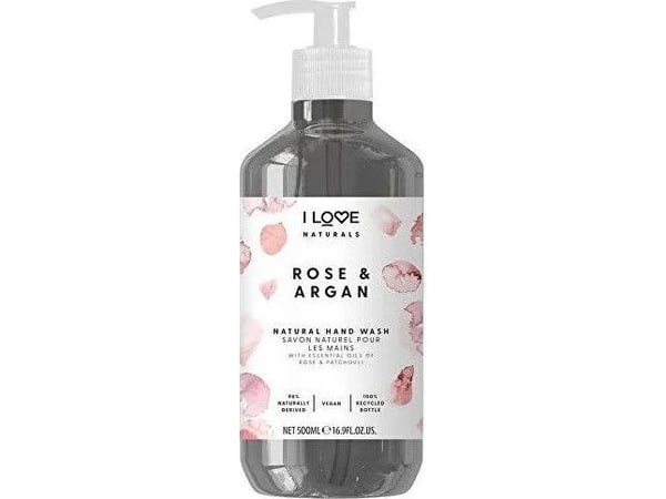 I love I Love Naturals Collection Rose & Argan flytende håndsåpe 500 ml unisex