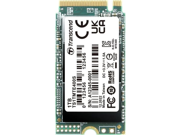 Transcend PCIe SSD 400S, 1000 GB, M.2