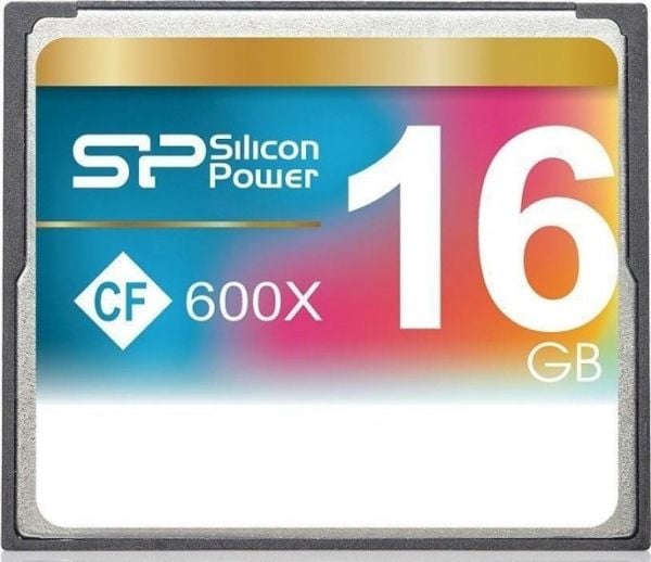 Silicon Power CF 600X, 16 GB, CompactFlash, 90 MB/s