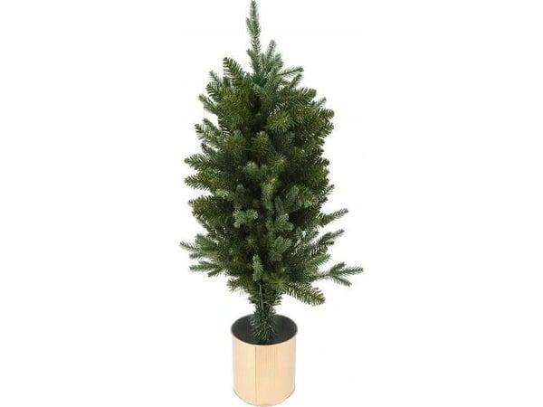 Home Styling Collection kunstig juletre i gyllen potte, 90 cm Home Styling Collection kunstig juletre i gyllen potte, 90 cm