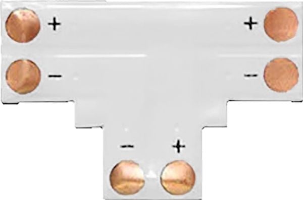 Orno LED-liitin 8mm, T-kappale, T-piece