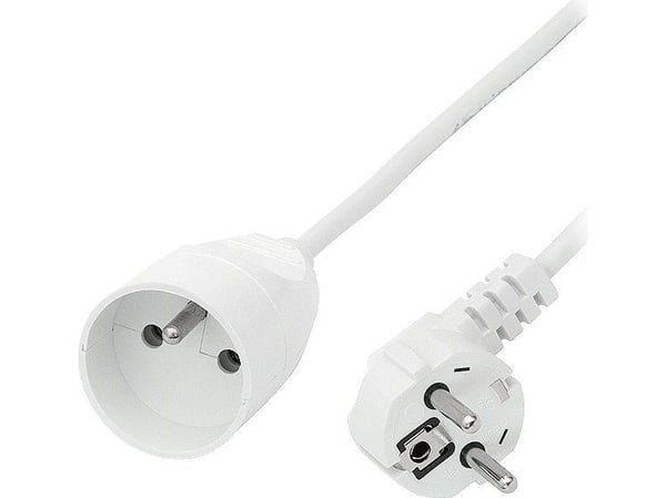 Blow 9817# Verkkoverkon jatkojohto ps-171 1-pistorasia maadoitettu 5m valkoinen 3x1mm