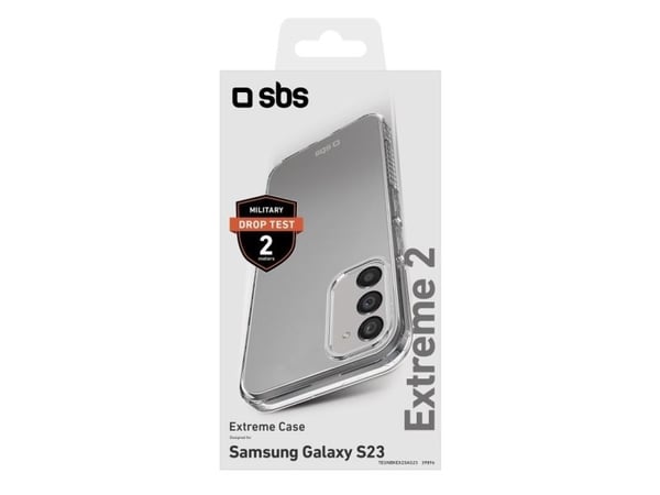 SBS TEUNBKEX2SAS23, Etui, Samsung, Samsung Galaxy S23, 15,5 cm (6.1"), Gjennomsiktig