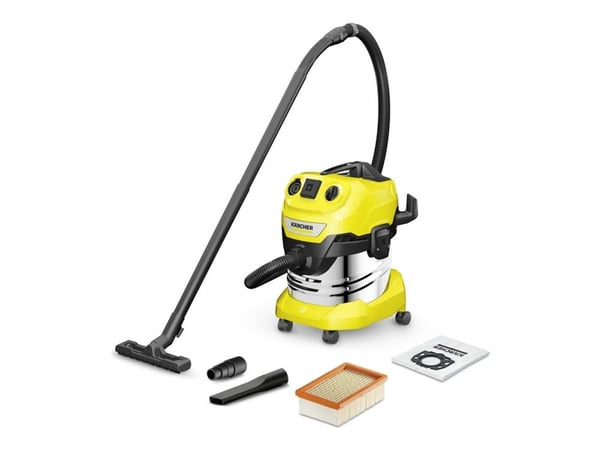 Kärcher WD 4 P S V-20/5/22 - Støvsuger - kanister - pose / uten pose - gul