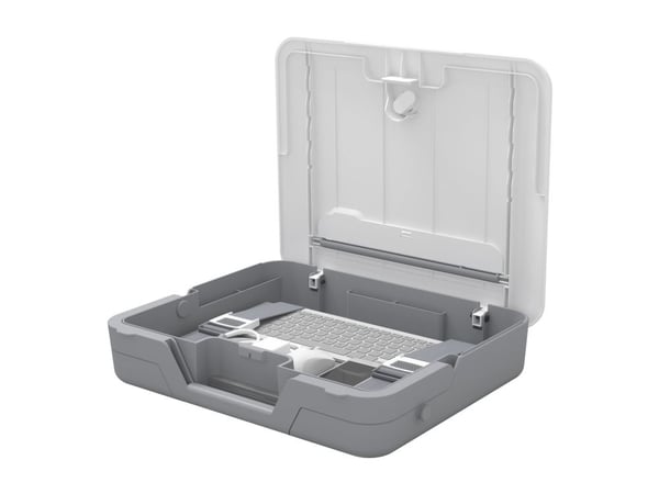 Fellowes BREYTA LAPTOP STAND CARRY CASE WHITE, Kova kotelo, 35,6 cm (14"), olkahihna, 1,7 kg