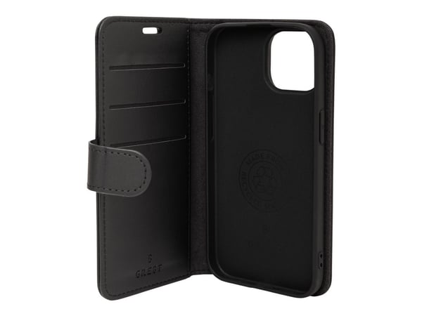 GRE8T - Baksidedeksel for mobiltelefon - PLA-bioplast - svart - for Apple iPhone 15 Plus