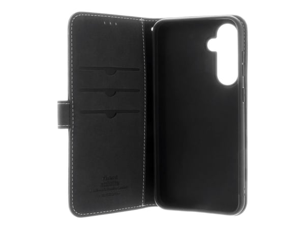 Insmat Exclusive - Lommebok for mobiltelefon - kartong+papir+aluminiumsfolie, termoplast-polyuretan (TPU), ekte skinn, bomullssting - for Samsung G...