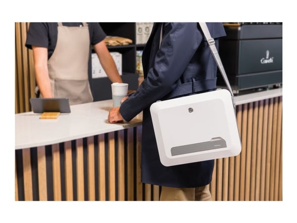 Fellowes Breyta - Notebookbæreveske - built-in notebook riser - 14" - hvit