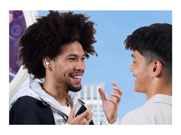 Sony LinkBuds Open - Langattomat korvakuulokkeet mikrofonilla - Bluetooth - aktiivinen melunvaimennusjärjestelmä