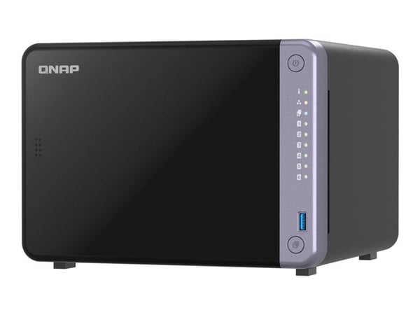 QNAP TS-632X-4G - NAS-server - 6 brønner - SATA 6Gb/s - RAID 0, 1, 5, 6, 10, 50, JBOD, 60 - RAM 4 GB - Gigabit Ethernet / 2.5 Gigabit Ethernet / 10...