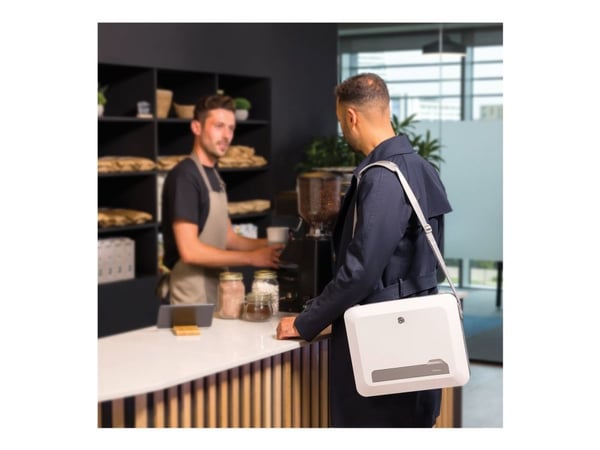 Fellowes Breyta - Notebookbæreveske - built-in notebook riser - 14" - hvit