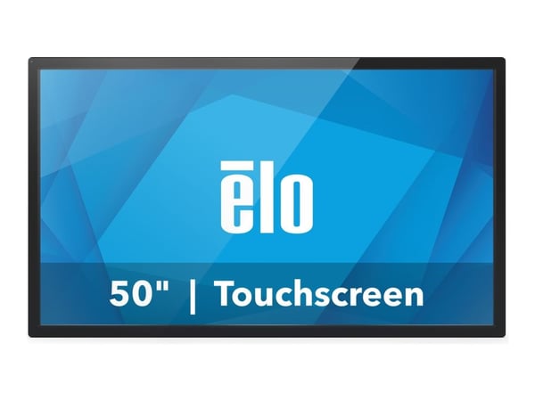 Elo 5054L - Commercial Grade - LED-skjerm - 50" - åpen ramme - berøringsskjerm - 3840 x 2160 4K @ 60 Hz - 500 cd/m² - 4000:1 - 9.5 ms - 2xHDMI, Dis...