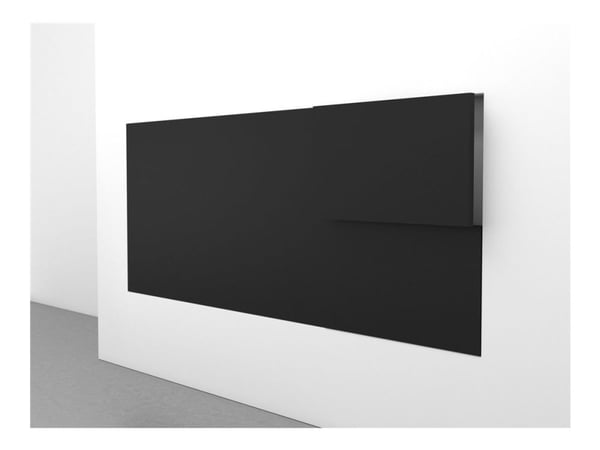 Multibrackets M Public Video Wall Mount Push - Monteringssett (uttrekksveggmontering) - for flatpanel - metall - svart og skifer - skjermstørrelse:...