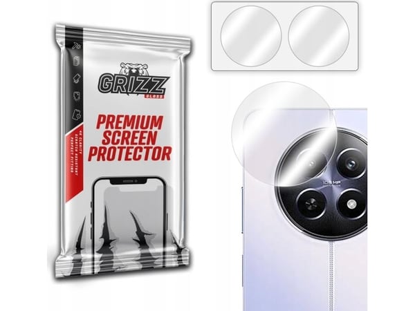GrizzGlass glass til kamera GrizzGlass HybridGlass Camera til Realme 12
