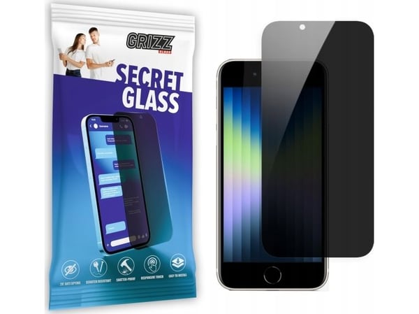 GrizzGlass GrizzGlass SecretGlass personvernglass for Apple iPhone SE 2020
