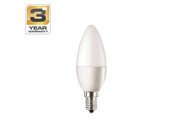 Standart Led-lamppu B35 4.9W E14 4000K 470Lm Pl / Matt