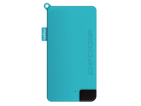 Veho Pebble Pokket - Strømbank - 1000 mAh - 37 Wh - 1 A (USB-C) - blå