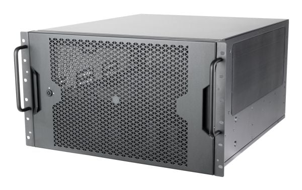 SilverStone RM600 - Rackmonterbar 6U - SSI EEB - ingen strømforsyning (ATX / PS/2) - USB