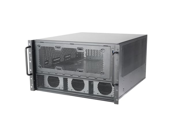 SilverStone RM600 - Rackmonterbar 6U - SSI EEB - ingen strømforsyning (ATX / PS/2) - USB