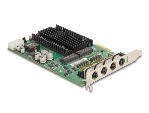 Delock - Nettverksadapter - PCIe x4 - Gigabit Ethernet (PoE+)