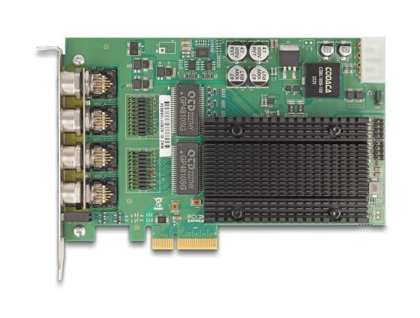 Delock - Nettverksadapter - PCIe x4 - Gigabit Ethernet (PoE+)