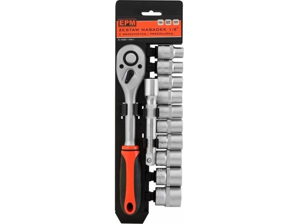 Verktygssats EPM hylsnyckelsats 1/2" 12 delar