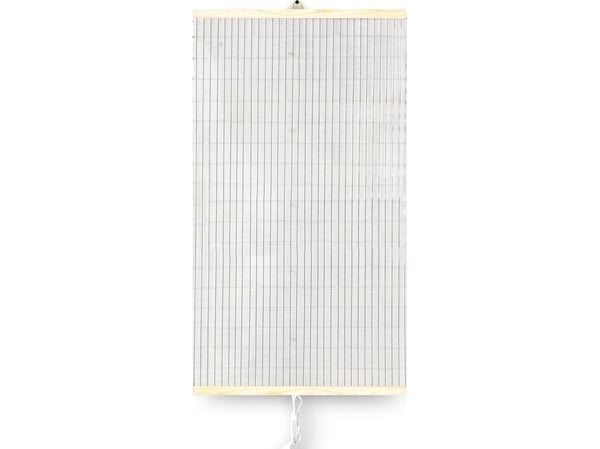 Trio infrarød varmeovn - slankt varmepanel 430W TRIO mønster 14 transparent, mål 100x57 cm med regulator