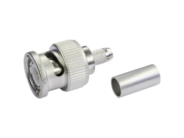 Telegärtner 100027491 100027491 BNC-liitin Pistoke, suora 75 Ω 1 kpl