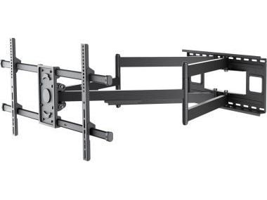 Goobay Pro - Fäste - extra stor - för platt panel - full rörelse - stål - svart - skärmstorlek: 43"-90" - väggmonterbar