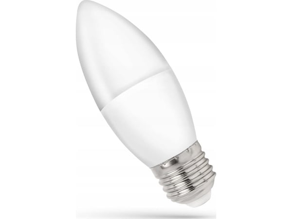 Wojnarowscy LED-kynttilä E27 230V 8W CW spektri
