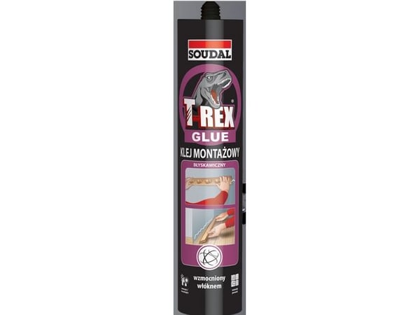 Soudal Øyeblikkelig monteringslim 380G T-REX [STK] - LIM 380 BLÅ