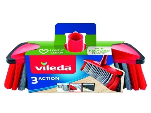 Vileda kost for gulv uten skaft 3-i-1