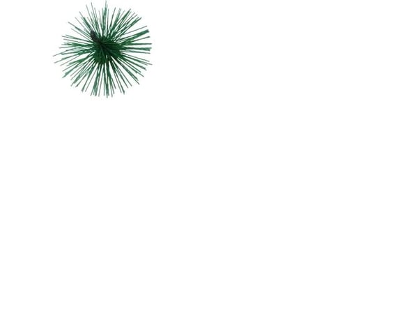 Sotborste/skorstensborste 120 mm med fiber för rostfritt stål