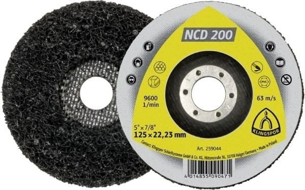 KLINGSPOR S C I E R N I C A rengöringsskiva 125 NCD 200