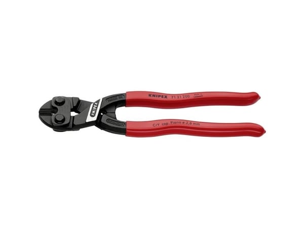 Knipex CoBolt, Voimaleikkurit, Kromivanadiini-teräs, Muovi, Punainen, 200 mm, 330 g