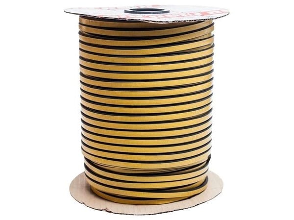 Tætningsliste 141 4x10mm 125m sort