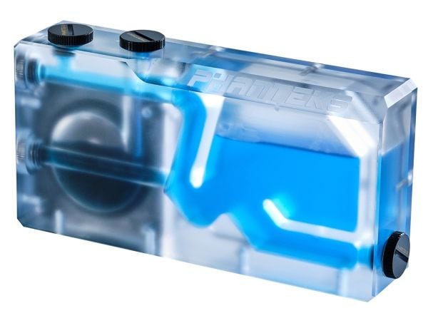 PHANTEKS R160C reservoar - gjennomsiktig akryl bakplate, DRGB-LE (PH-R160C_02)